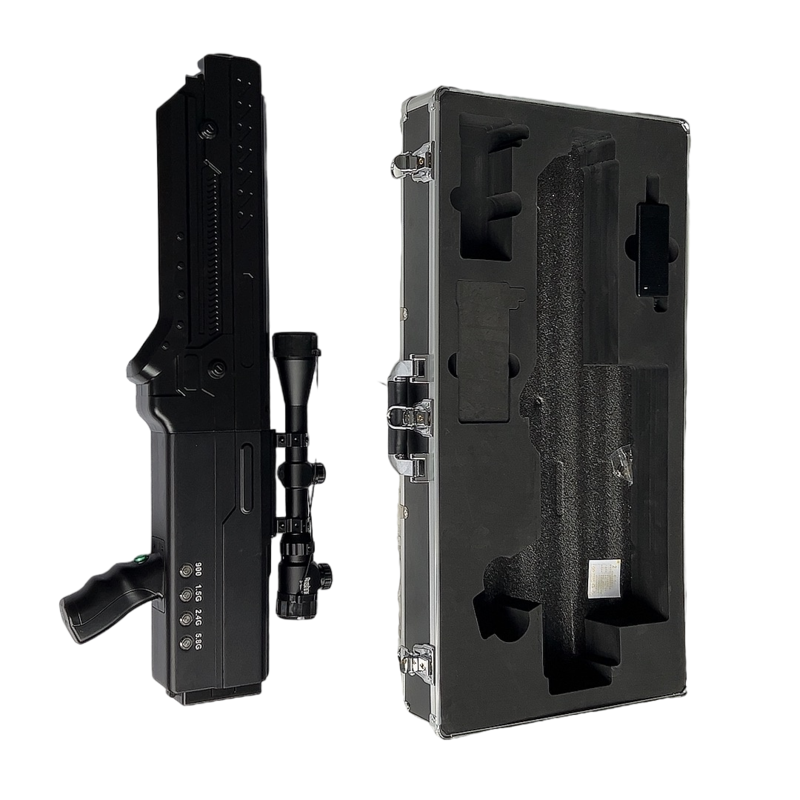  五桂山街道手持便携式枪型低空防御反制四通道A型