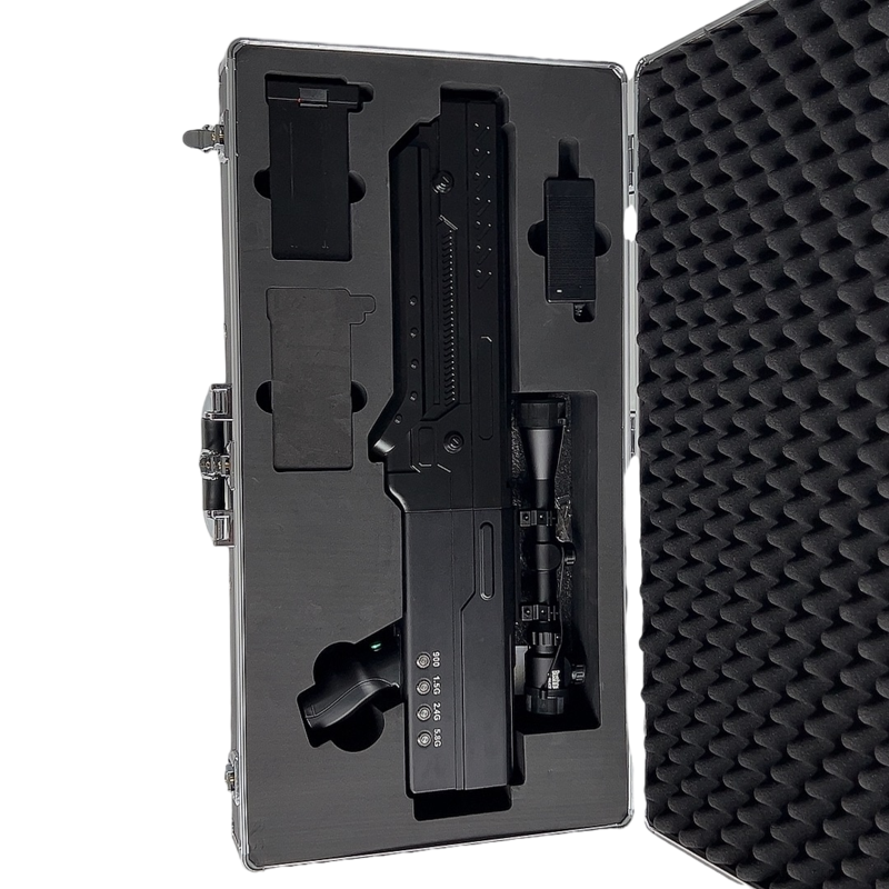  五桂山街道手持便携式枪型低空防御反制四通道B型