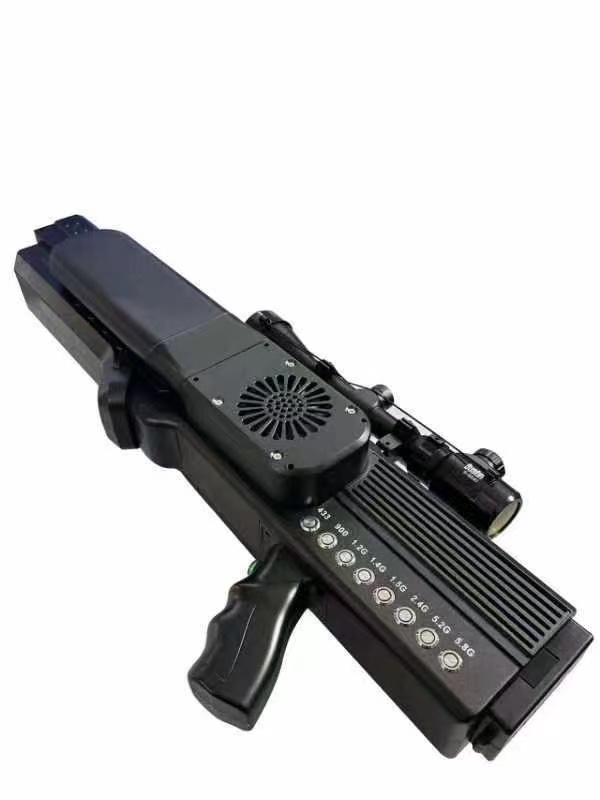  五桂山街道手持便携式枪型低空防御反制八通道